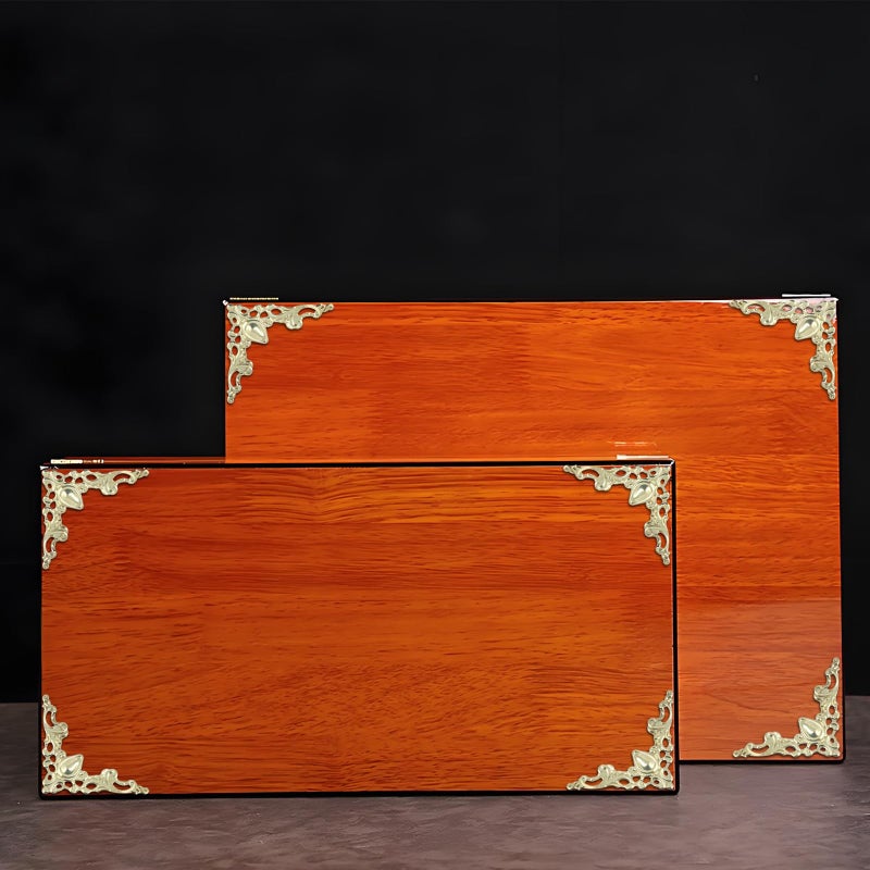 Geesatis 100-Pack Antique Gold Corner Protectors - Decorative Edge Guards for Photo, Books, Albums, Jewelry Boxes & Gifts (1.6x1.6x2.2 inch) - Rustic Vintage Craft Supplies - Image 5